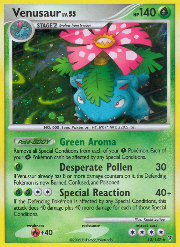 Venusaur (13/147) (Theme Deck Exclusive) [Platinum: Supreme Victors] 