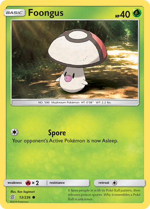 Foongus (13/236) [Sun &amp; Moon: Unified Minds] 