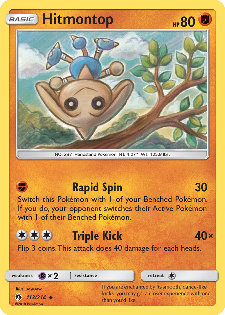 Hitmontop (113/214) [Sun & Moon: Lost Thunder] 