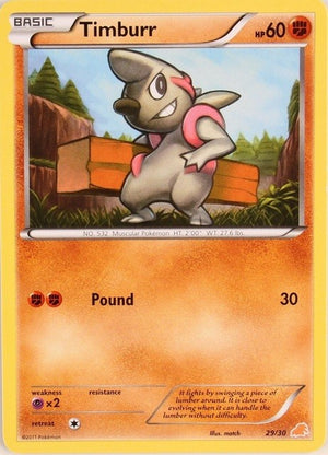 Timburr (29/30) [Black &amp; White: Trainer Kit - Excadrill] 