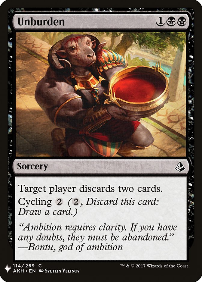 Unburden [Mystery Booster] 