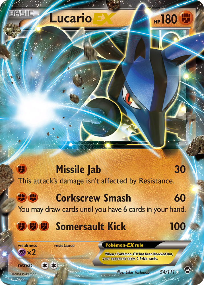 Lucario EX (54/111) [XY: Furious Fists] 