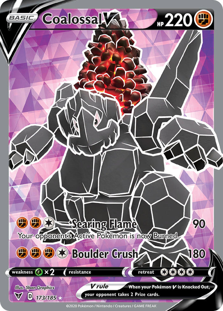 Coalossal V (173/185) [Sword &amp; Shield: Vivid Voltage] 