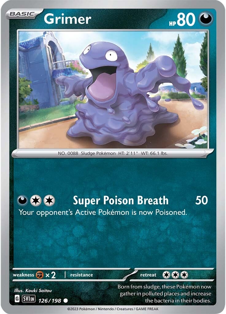 Grimer (126/198) [Scarlet & Violet: Base Set] 