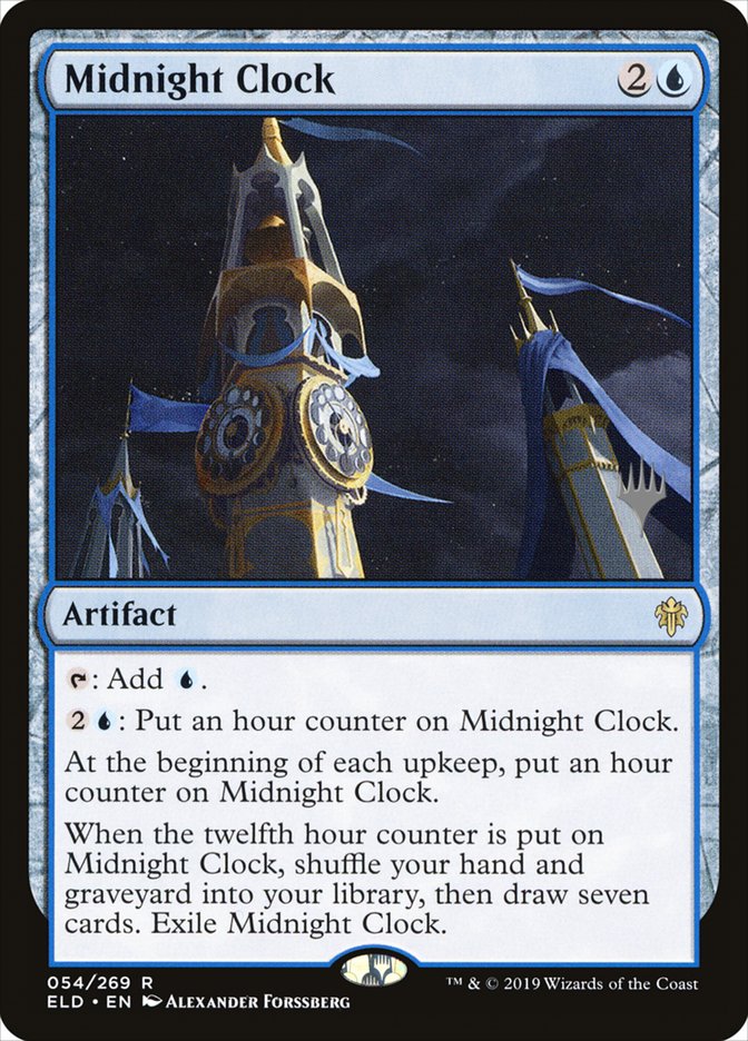 Midnight Clock (Promo Pack) [Throne of Eldraine Promos] 