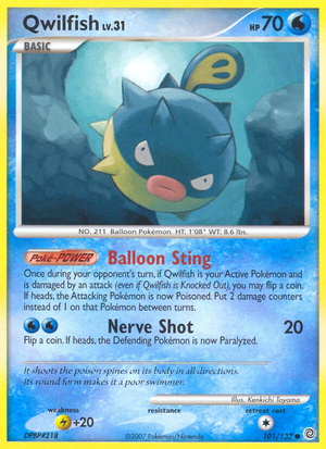 Qwilfish (101/132) [Diamond &amp; Pearl: Secret Wonders] 