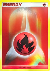 Fire Energy (2007 2008 League Promo) [League & Championship Cards] 