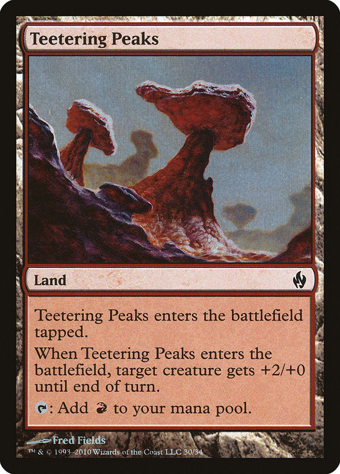 Teetering Peaks [Premium Deck Series: Fire and Lightning] 