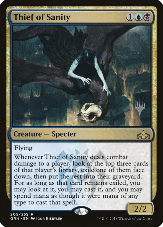 Thief of Sanity (Promo Pack) [Guilds of Ravnica Promos] 