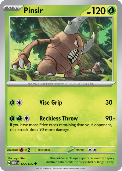 Pinsir (127/165) [Scarlet &amp; Violet: 151] 