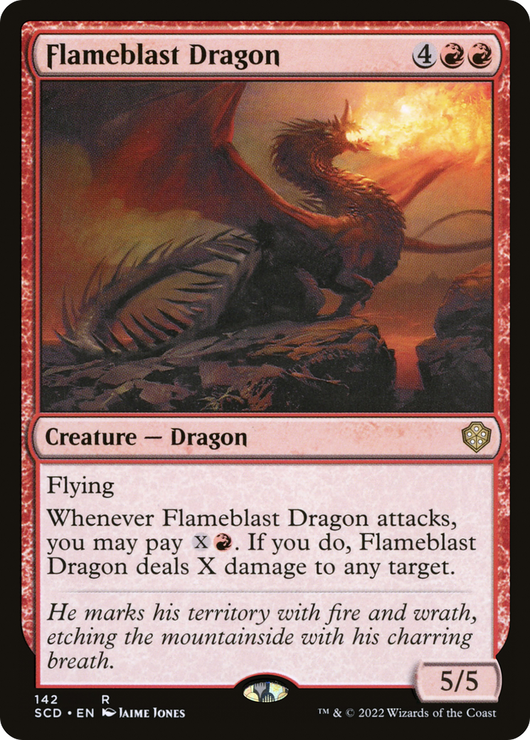 Flameblast Dragon [Starter Commander Decks] 