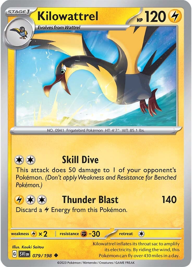 Kilowattrel (079/198) [Scarlet & Violet: Base Set] 