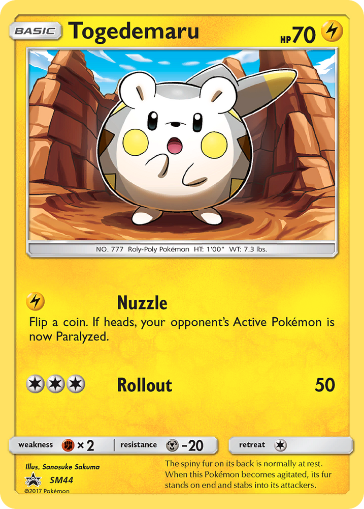 Togedemaru (SM44) [Sun &amp; Moon: Black Star Promos] 