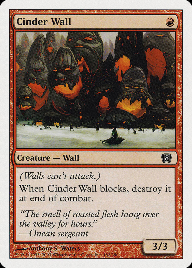 Cinder Wall [Eighth Edition] 
