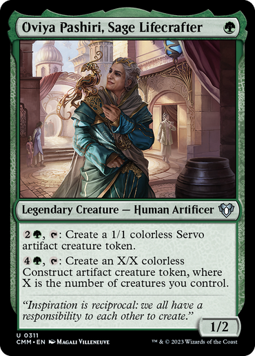 Oviya Pashiri, Sage Lifecrafter [Commander Masters] 