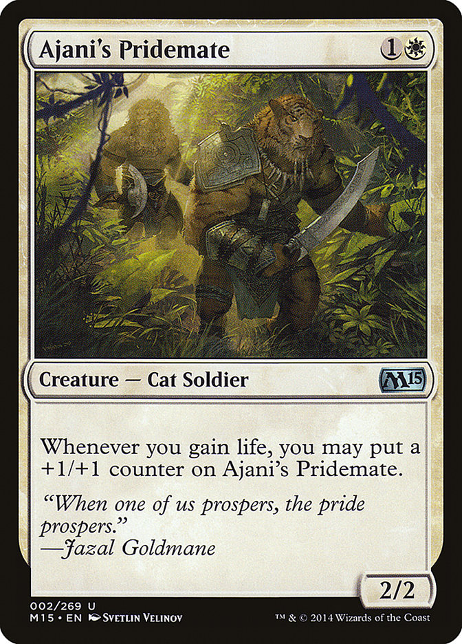 Ajani's Pridemate [Magic 2015] 