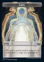 Manifest // Copy Double-Sided Token [Streets of New Capenna Commander Tokens] 