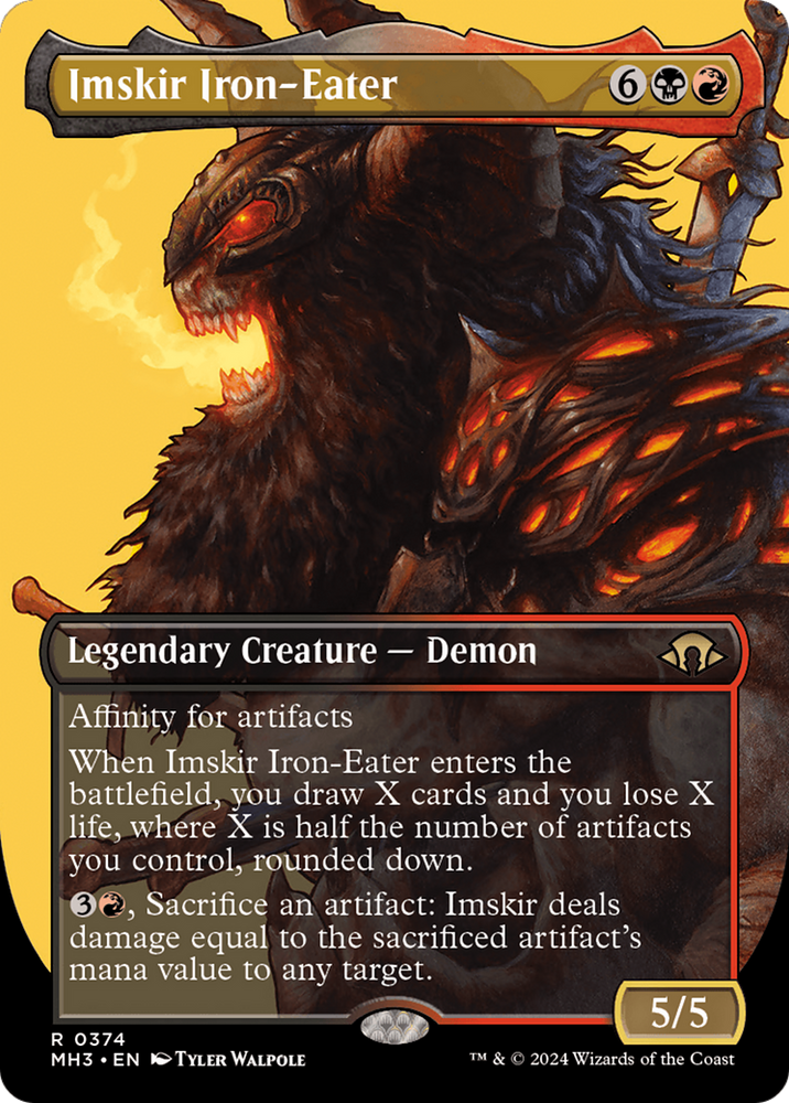 Imskir Iron-Eater (Borderless) [Modern Horizons 3] 