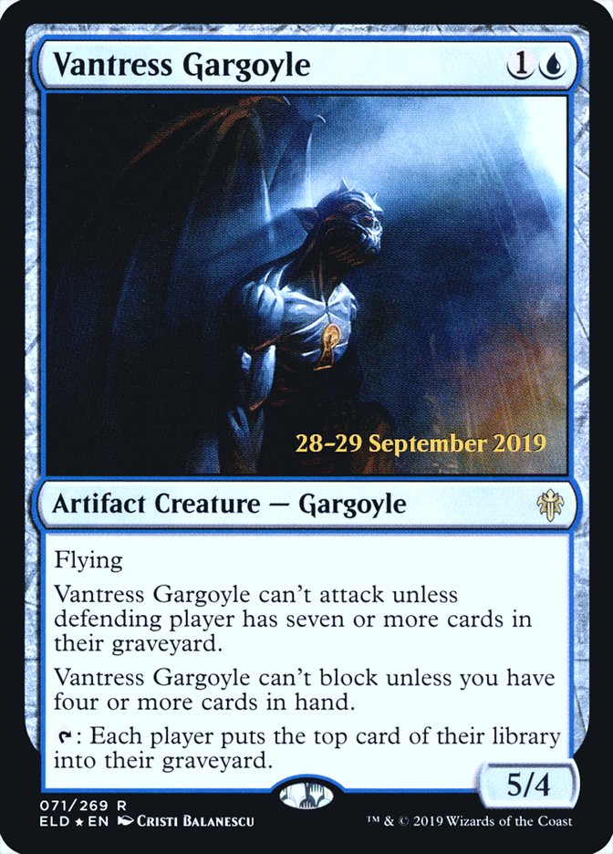 Vantress Gargoyle [Throne of Eldraine Prerelease Promos] 