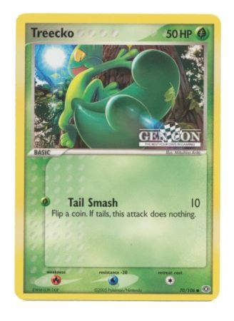 Treecko (70/106) (Gen Con The Best Four Days in Gaming Promo) [EX: Emerald] 