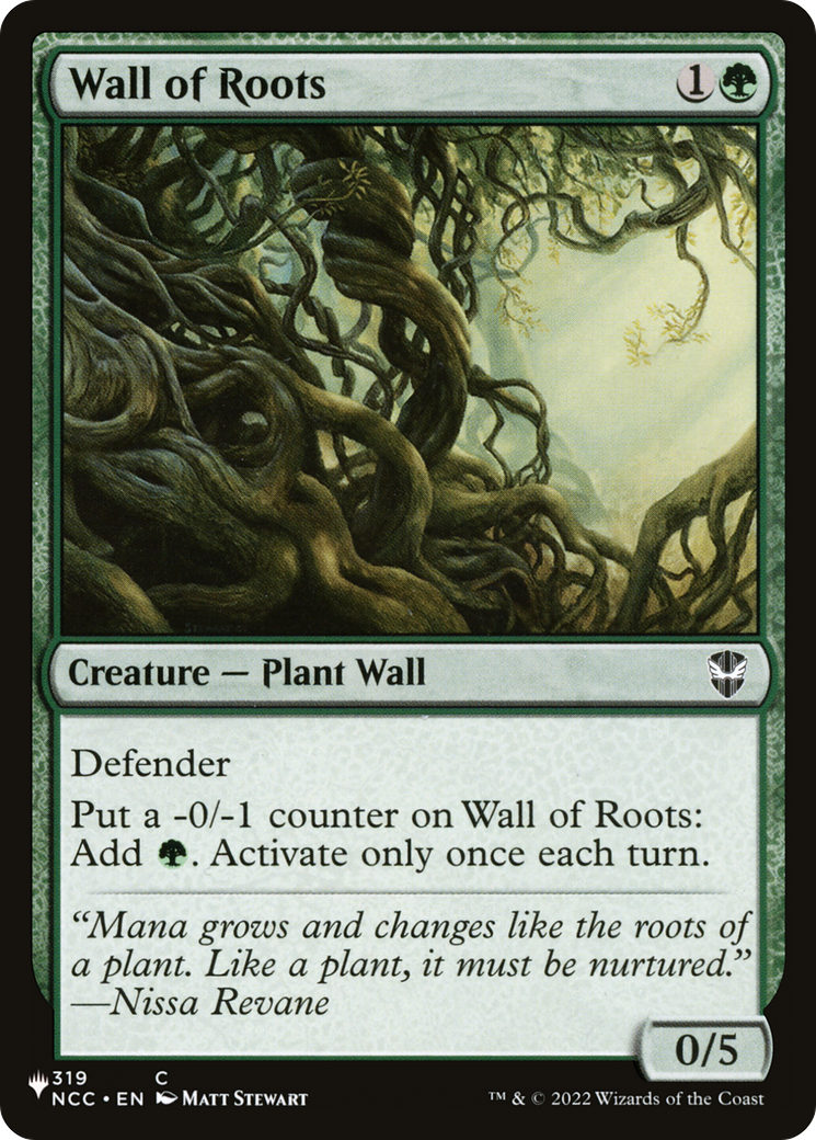 Wall of Roots [The List]