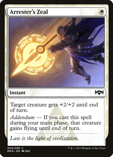 Arrester's Zeal [Ravnica Allegiance] 