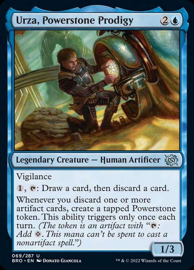 Urza, Powerstone Prodigy [The Brothers' War] 