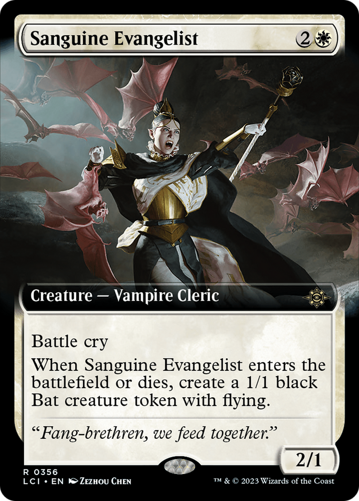 Sanguine Evangelist (Extended Art) [The Lost Caverns of Ixalan] 