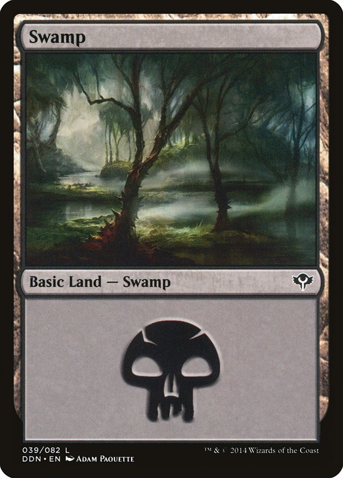 Swamp (39) [Duel Decks: Speed ​​vs. Cunning] 