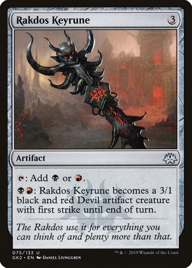 Rakdos Keyrune [Ravnica Allegiance Guild Kit] 