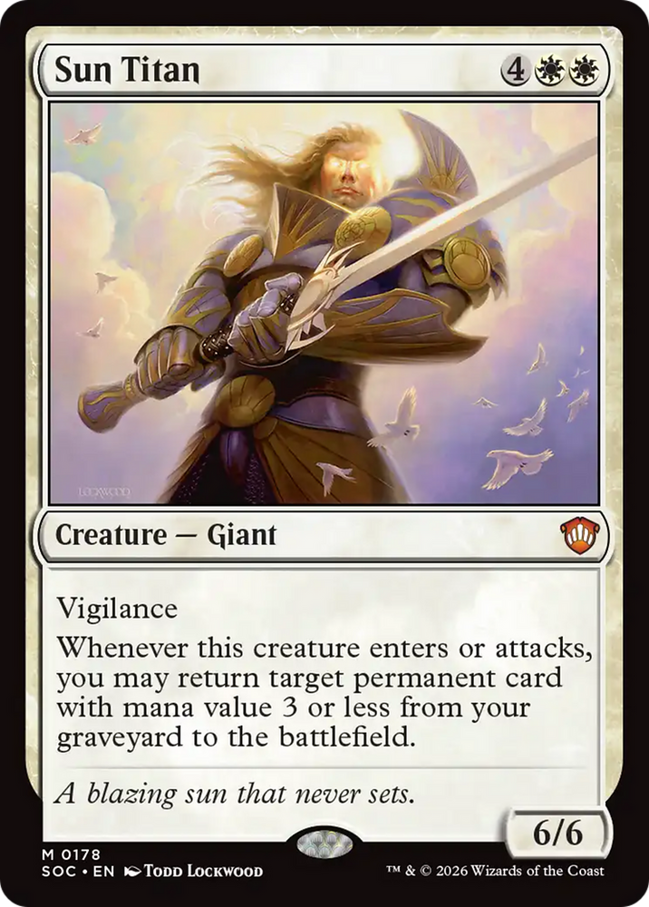 Sun Titan [Secrets of Strixhaven Commander]