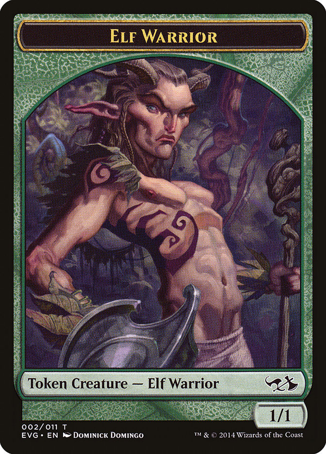 Elf Warrior Token (Elves vs. Goblins) [Duel Decks Anthology Tokens] 