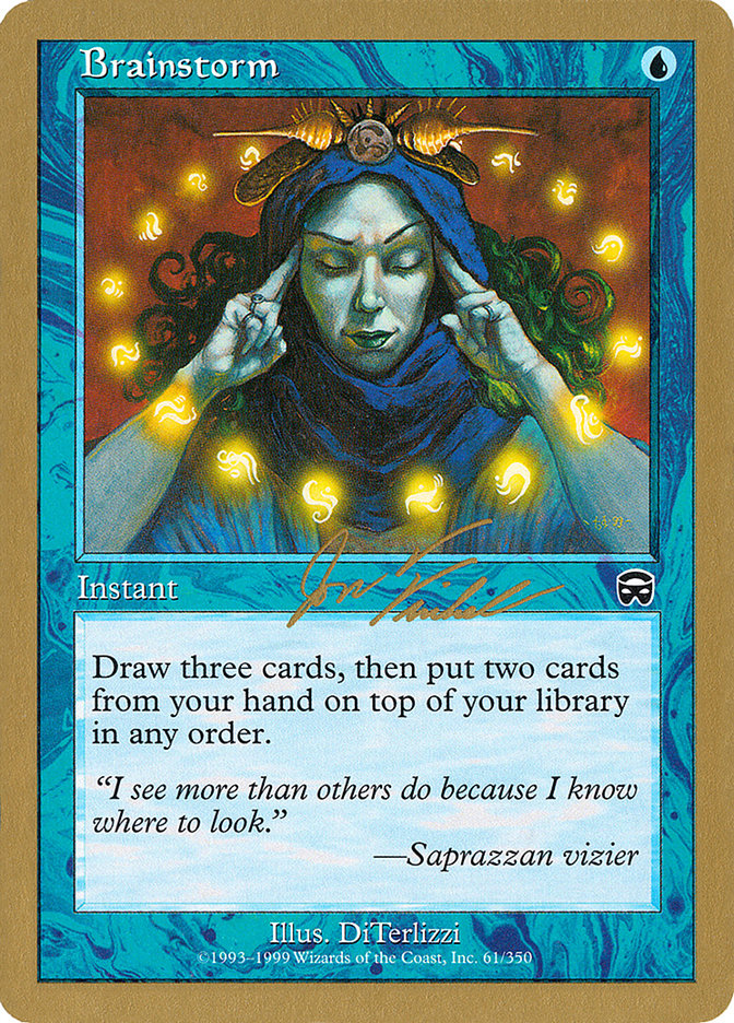 Brainstorm (Jon Finkel) [World Championship Decks 2000] 