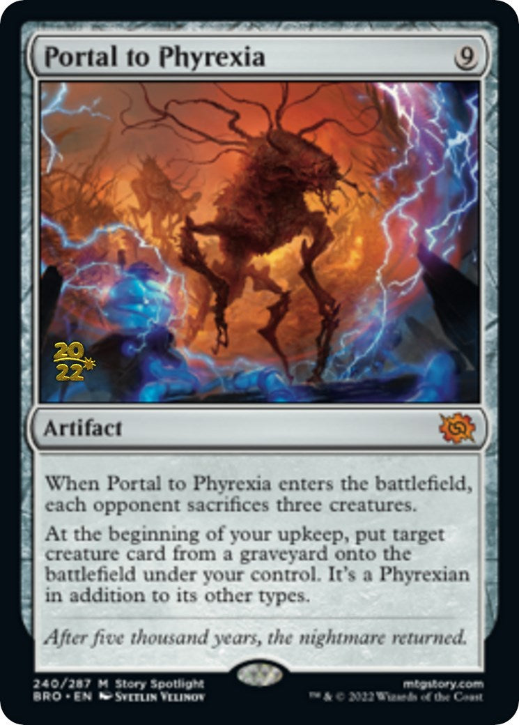 Portal to Phyrexia [The Brothers' War Prerelease Promos] 