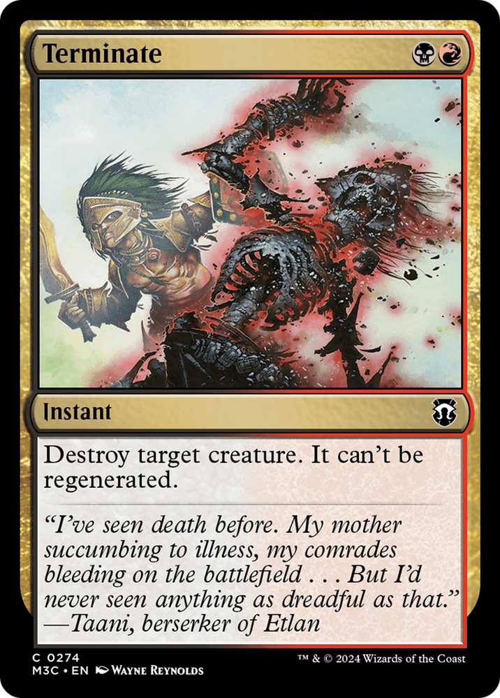 Terminate (Ripple Foil) [Modern Horizons 3 Commander] 