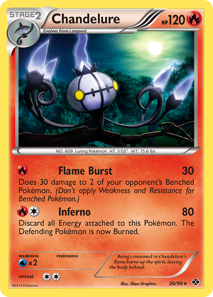 Chandelure (20/99) [Black & White: Next Destinies] 