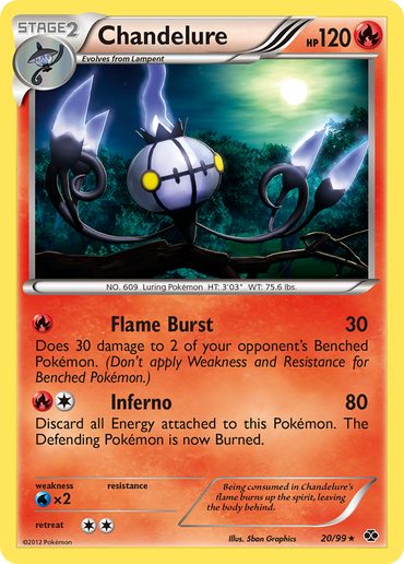 Chandelure (20/99) [Black &amp; White: Next Destinies] 