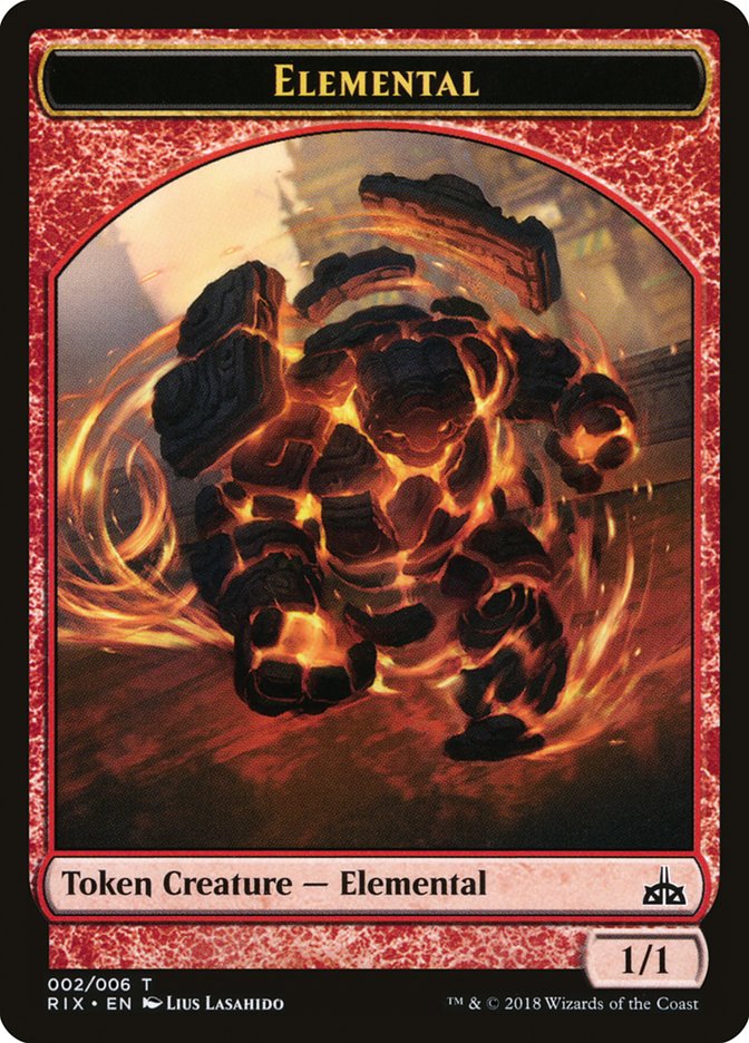 Elemental Token (002/006) [Rivals of Ixalan Tokens] 