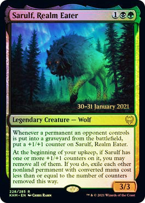 Sarulf, Realm Eater [Kaldheim Prerelease Promos] 