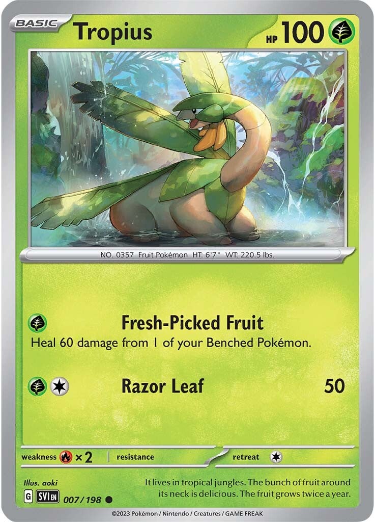 Tropius (007/198) [Scarlet & Violet: Base Set] 