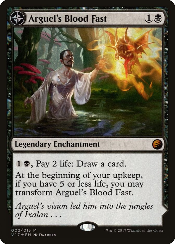 Arguel's Blood Fast // Temple of Aclazotz [From the Vault: Transform] 