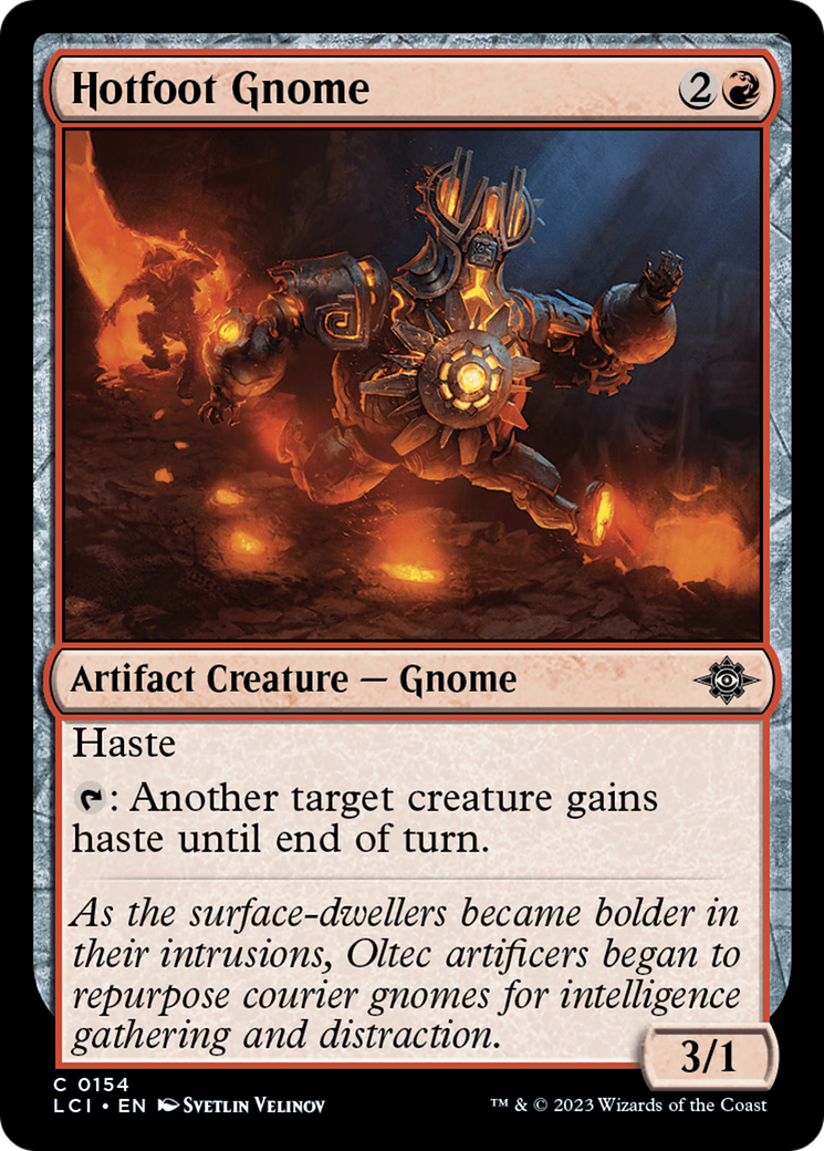 Hotfoot Gnome [The Lost Caverns of Ixalan] 