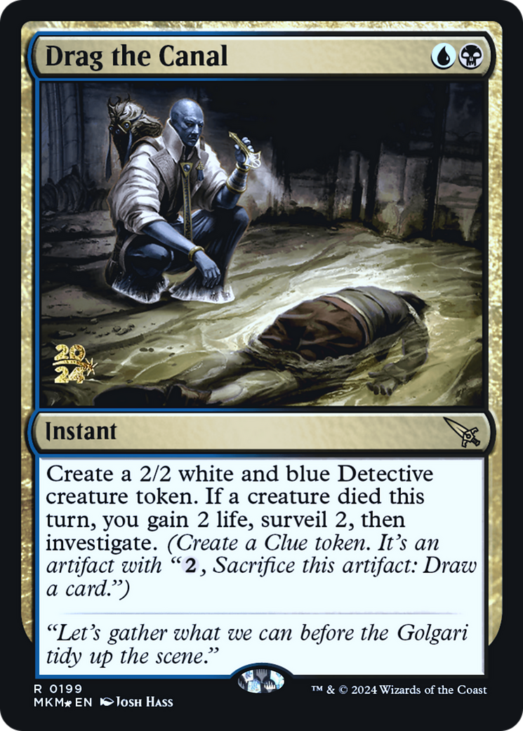 Drag the Canal [Murders at Karlov Manor Prerelease Promos] 