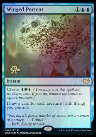 Winged Portent [Innistrad: Crimson Vow Prerelease Promos] 