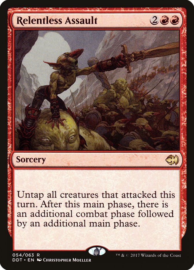 Relentless Assault [Duel Decks: Merfolk vs. Goblins] 