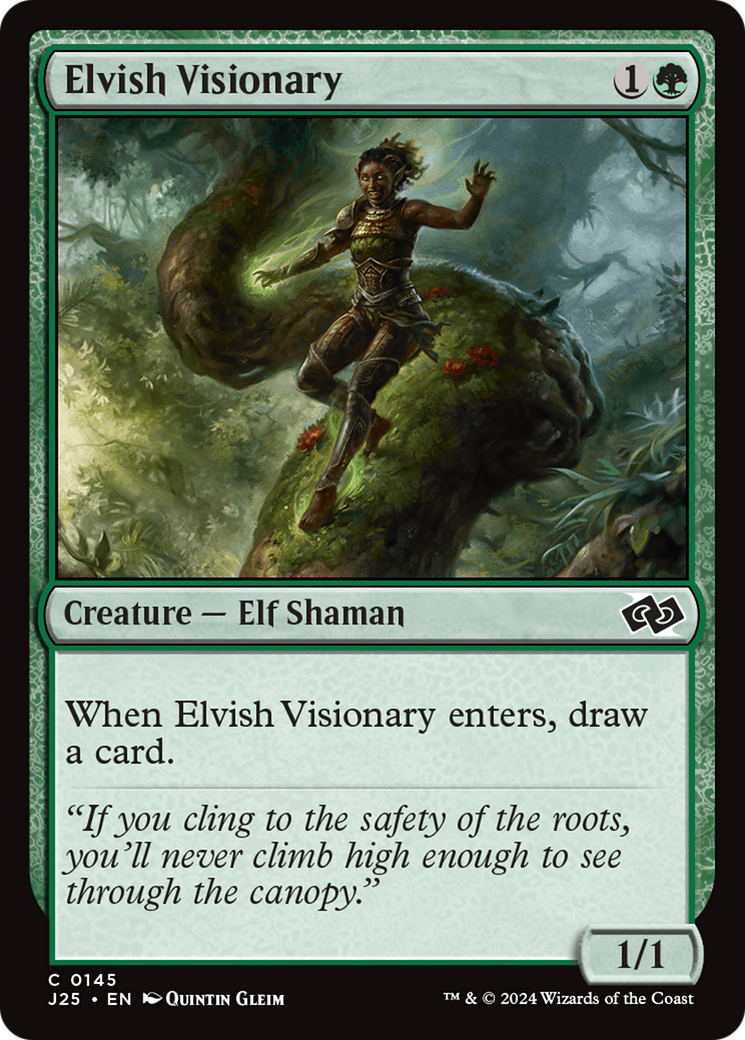 Elvish Visionary [Foundations Jumpstart]