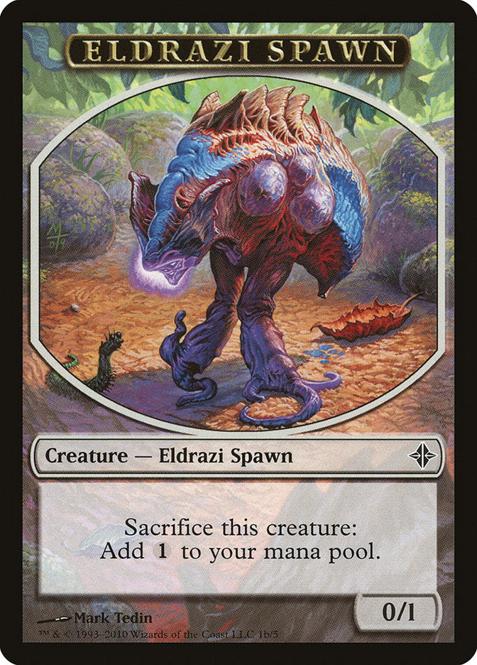 Eldrazi Spawn Token (1b/5) [Rise of the Eldrazi Tokens] 