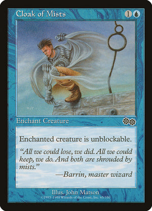 Cloak of Mists [Urza's Saga] 