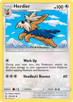 Herdier (175/236) [Sun &amp; Moon: Cosmic Eclipse] 