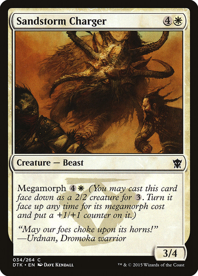 Sandstorm Charger [Dragons of Tarkir] 